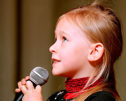 Girl singing